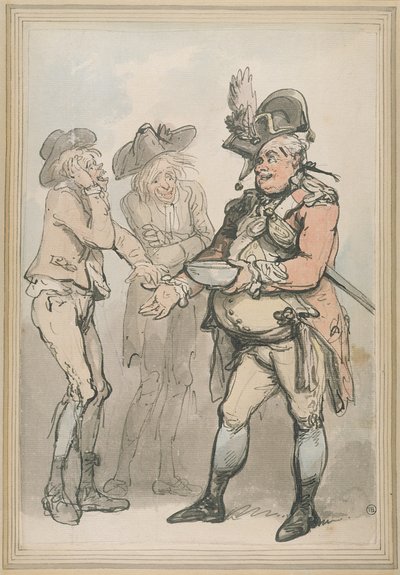 De Wervende Sergeant door Thomas Rowlandson